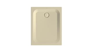 Duschwanne BetteUltra 5490 100x80x2,5cm, Mini-Wannenträger, cream