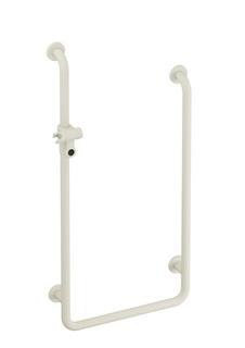 HEWI Duschhandlauf 801 U-Form, matt, reinweiß