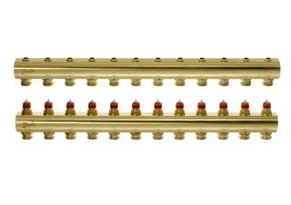 Danfoss FBH-Verteiler FHF-12 12 Kreise, ohne Durchflussanzeige