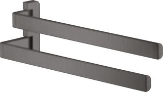 hansgrohe Handtuchhalter Axor universal 409mm, 2-arm, schwenkb., brush. bla vc