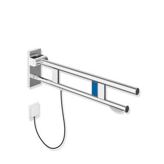 HEWI Stützklappgriff System 900 Ausl. 900mm, Edelstahl verchromt, links