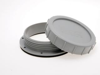 Airfit Reinigungsflansch DN 110, f Wände, Beh., Maschinenverkl.