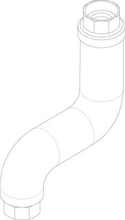 BOSCH Ersatzteil TTNR: 8718594559 Anschlussrohr RK G11/2 kpl everp