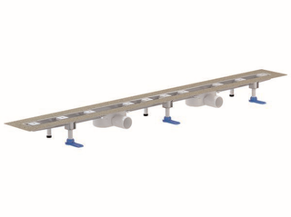 Dallmer Duschrinne CeraLine Nano F Duo 1900, L1 1900/L2 2000/L3 800mm, DN 50