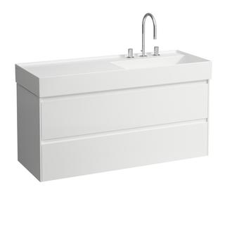 Laufen Waschtisch-Unterbau LANI 118,2x51,5x44,8cm, 2 Laden, weiß matt