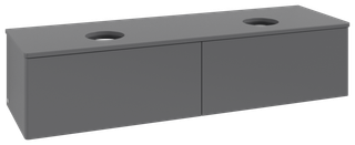 V&B Waschtisch-Unterschrank ohne Frontstruktur -Beleuchtung Antao 160 x 36 x 50 cm