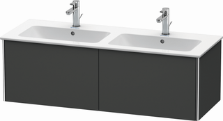Duravit Waschtisch-Unterschrank XSquare 128x47,8x40cm, graph m, Ahorn beidseitig