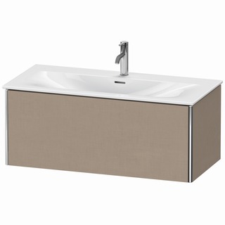 DU WTU XSquare wandh.,397x1010x478mm 1Auszug,leinen ES Nussb