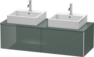Duravit Waschtisch-Unterschrank XSquare 140x58,4x40cm, 2 AZ, d G g, Nussb beids.
