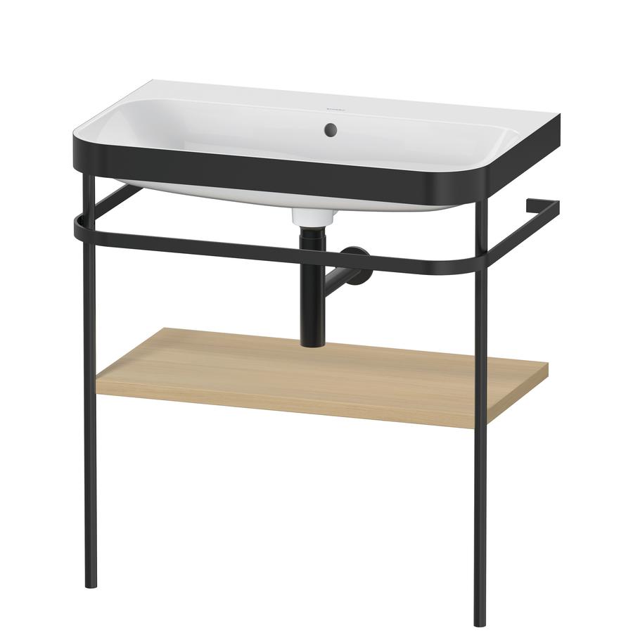 Artikelbild 1 des Artikels „Duravit MWT-Kombi Happy D.2 Plus 77,5x49cm, o. HL, Medit. Ei, m Konsole 77,5 x 49 cm, ohne Hahnloch | mediterrane Eiche“