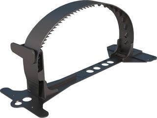 BOSCH Kunststoff-Halter FKH140 für Flachkanal FK 140, Inhalt 10 Stück