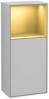 V&B Seitenschrank Wandbeleuchtung Finion 41,8x93,6cm, li, Reg ob gol m, lig Gr m