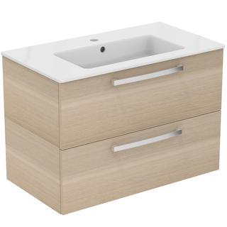 IS MWT-Unterschrank EUROVIT,2 Ausz., 800x440x550mm, Eiche hell