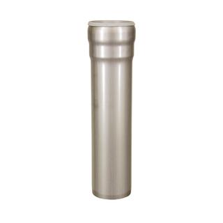 LORO XCL Abflussrohr DN 80, 1000mm, m 1 Muf., Werkst. 1.4404