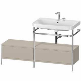 DU MWT m.Metallkons.HD2+,1+1SK li,2 HL 850x1400x490mm,bs.Taupe sdm ES Nussb re