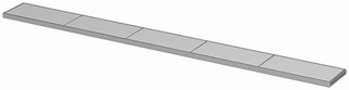 ACO ShowerDrain Public Rost Tile/1994 x78/K3/ zweiteilig