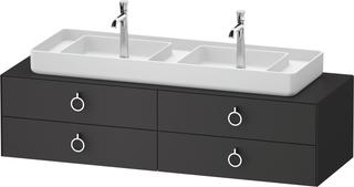 Duravit WT-Unterschrank White Tulip 160x55cm, 4 L m G, gra m, N bs/o B