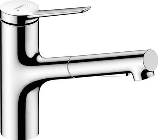 hansgrohe SPT-EHM 150 Zesis M33 EcoSmart m Ausziehbrause, 2jet, 4,6 l/min, chrom