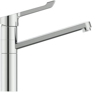 IS Spültisch-Einhebelmischer CeraFlex Ausl. 222mm, h ang. Auslauf, chrom