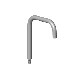 DO Auslauf eckig ERSATZTEILE 90282220702 165 mm, 4,54 l/min. Chrom