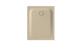 Duschwanne BetteUltra 5490 100x80x2,5cm, Mini-Wannenträger, sand