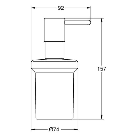 Artikelbild 3 des Artikels „GROHE Seifenspender Essentials 160ml, nickel gebürstet nickel gebürstet“