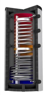 CitrinSolar Solar-Kombispeicher SKS 500-1/650 ecoline, Faservlies
