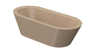 BW BetteStarlet Oval Silouette-2745 greige, 195x95x42cm, freistehend