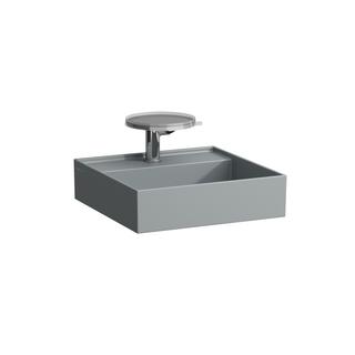 Laufen Handwaschbecken KARTELL 46x46cm, o. ÜL, 3 HL, graphit matt