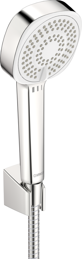 Artikelbild 1 des Artikels „Hansa Schl-Br-Gar HANSABASICJET Style 3-strahlig, Handbrause, d= 96mm, chrom 3-strahlig“