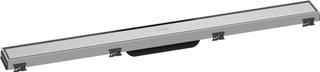 hansgrohe RainDrain Match Duschrinne 800mm, Edelstahl gebürstet, Fertigset