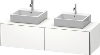 Duravit Waschtisch-Unterschrank XSquare 160x54,8x40cm, we matt, Ahorn rechts