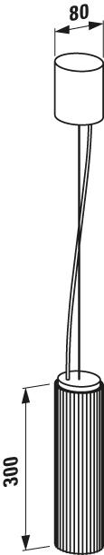 Artikelbild 2 des Artikels „Laufen Hängeleuchte KARTELL 80x300mm, kristallklar “