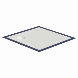 Schedel Duschelement MULTISTAR PLAN Plus 90x90x4cm, bianco we, quadr., Abl hi. li