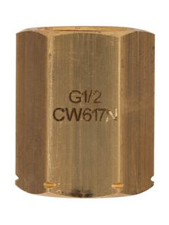 AFRISO Spannmuffe DIN 16283 G1/2 links x G1/2, Messing