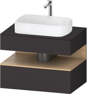 Duravit Waschtisch-Unterschrank Qatego 80x55x60cm, E na/gra m, Pl, Nischenb