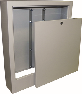 Flamco AP-Verteilerschrank Standard 450x585x110mm, verkehrsweiß