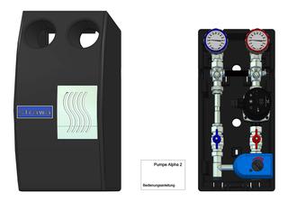 Strawa Aufbaugruppe strawi 125-25 MK MK2-WMZ-SM, ger., m Pumpe und Stellmotor