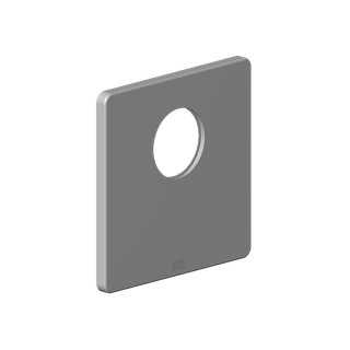 DO xSTREAM Rosette für Brause ET 091102505 153,5 x 153,5 x 9,8 mm Chrom