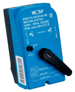 Wolf Motor Steck Auf/Zu EMV110 HB (230VAC)