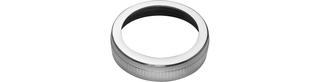 ASW Rändelmutter 1 1/2", Messing verchromt
