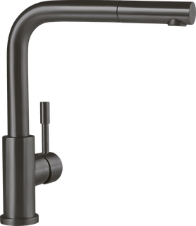 V&B SPT-EHM Steel Shower 11,7 l/min, ausziehbar, Anthracite