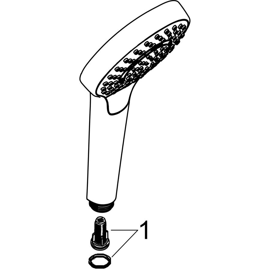 Artikelbild 11 des Artikels „hansgrohe Handbr. Croma Select S Multi weiß/chrom weiß/chrom“