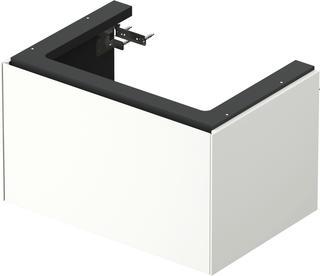 DU WTU White Tulip wandh.,1 Auszug 410x684x458mm, Weiß sdm. ES Eiche WBL