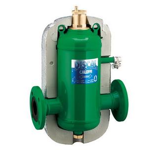Caleffi Mikroblasenabscheider Discal DN 100, St.-Geh., Flanschans., m Iso.
