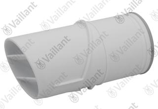 VA Abgasrohr, Endstück, DN 60, weiß Vaillant-Nr. 0020231442