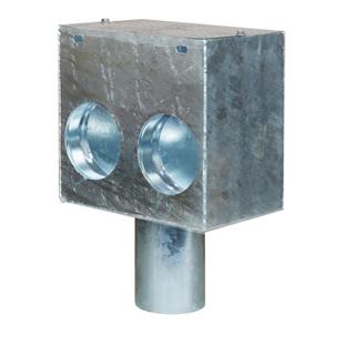 LORO X Sammelkasten Duostream DN 100/100, Dach