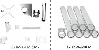BOSCH Schachtpaket BOPA FC01 S, ES, st., 80/125 - 80mm, 10 m, RLU