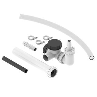 Zehnder Trockensiphonset Abwasseranschluss variabel, weiß