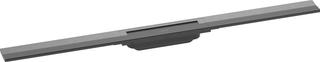 hansgrohe RainDrain Flex Duschrinne 900mm, brush. bla vc, Fertigset, kürzbar
